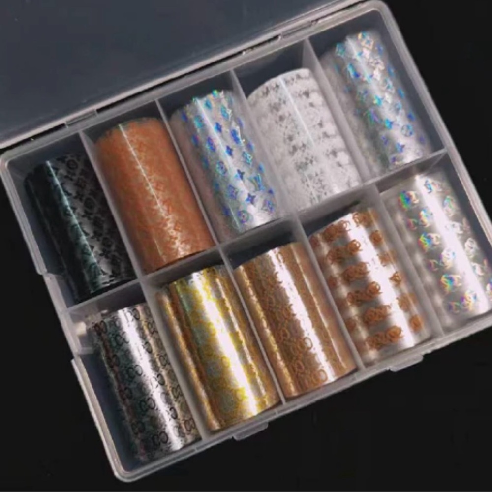 Designer nail foils